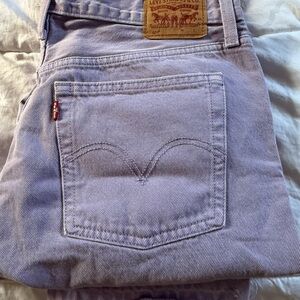 Levi's Women's Straight Leg Jeans in Purple
